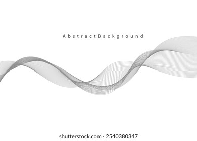 Fondo de onda ahumada de Vector Abstractas.