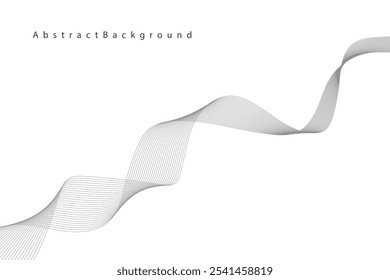 Abstrakter Vektor rauchige Welle Hintergrund.