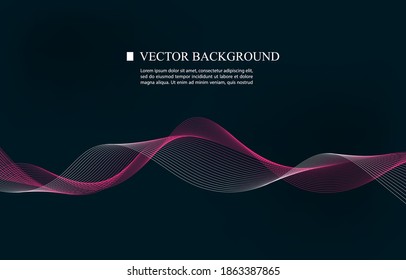 abstract vector smooth line wallpaper template