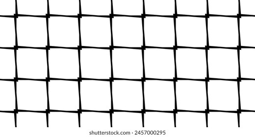 Abstract vector soccer net seamless pattern