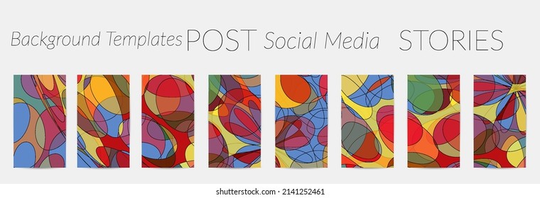 Abstract vector social media backdrop border with multicolored wire frame  geometric shapes. Futuristic design. 3D science model digital technology concept. Retro colored art.
