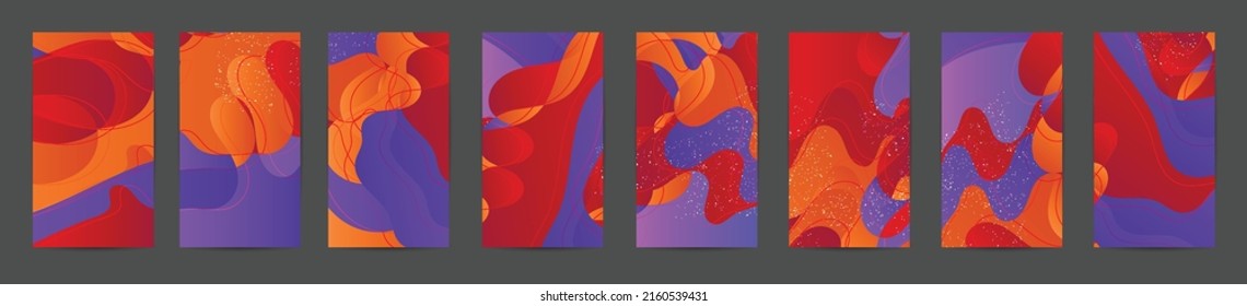 Abstract vector social media backdrop border with multicolored wire frame  geometric shapes. Futuristic design. 3D science model digital technology concept. Retro colored art.