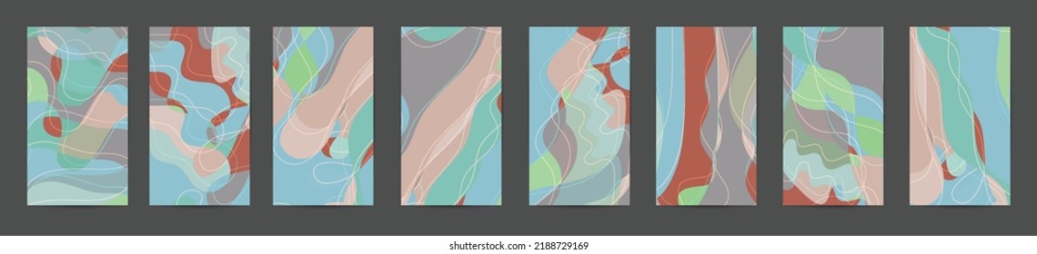 Abstract vector social media backdrop border with multicolored wire frame  geometric shapes. Futuristic design. 3D science model digital technology concept. Retro colored art.