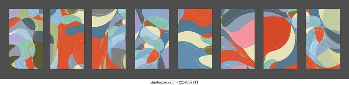 Abstrakte Vektorgrafik-Hintergrund in sozialen Medien mit mehrfarbigen Drahtrahmen-geometrischen Formen. Futuristisches Design. 3D-Wissenschaftsmodell für digitale Technologie Konzept. Retro-farbige Kunst.