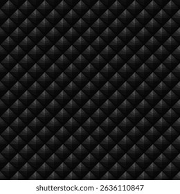 Vetor abstrato fundo de sofá com uma textura de couro preto fosco.