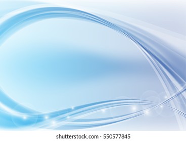 Abstract vector soft blue background