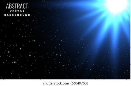 Abstract vector space galaxy background