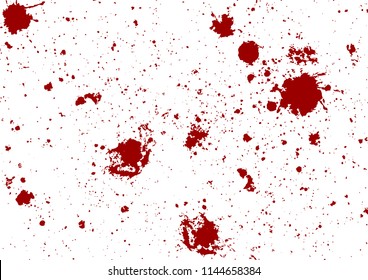 abstraktes Vektorspatter rotes Farbdesign. Vektordesign.