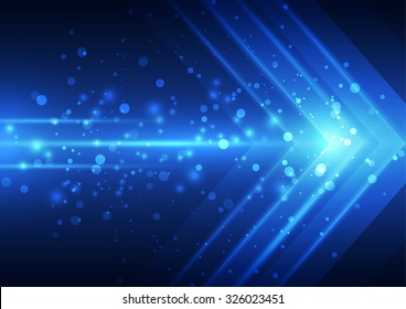 Abstract vector speed technology background, illustration