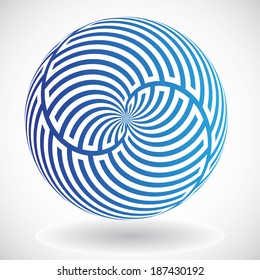 abstract vector sphere 