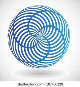 abstract vector sphere 