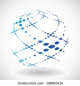 abstract vector sphere 