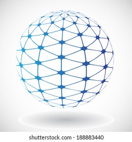abstract vector sphere 