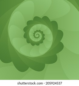 Abstract vector spiral background. 