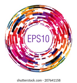 Abstract vector spiral background. EPS 10. 