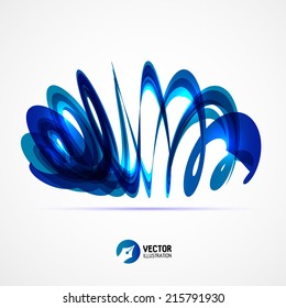 Abstract vector spiral. Vector illustration for your artwork, party flyers, posters.