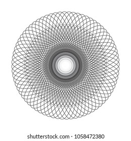 Abstract vector spirograph.