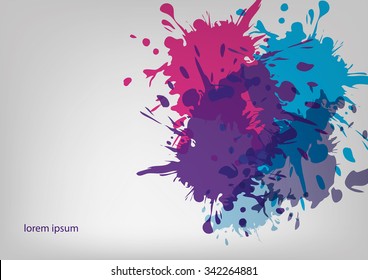 Abstract Vector Splash Background Stock Vector (Royalty Free) 342264881 ...