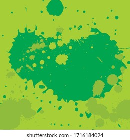 Abstract vector splash background. vector illustration of a green design. can be used for content marketing, banners, etc.