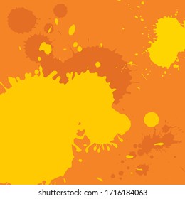 Abstract vector splash background. vector illustration of a orange design. can be used for content marketing, banners, etc.