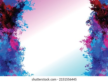 Abstract vector splash and paint color background. Paint splash color. Vector illustration design background.