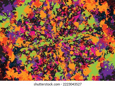 Abstract vector splash paint color on dark background design. illustration vector design.