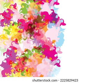 Abstract vector splash paint  color isolate background design. illustration vector design.