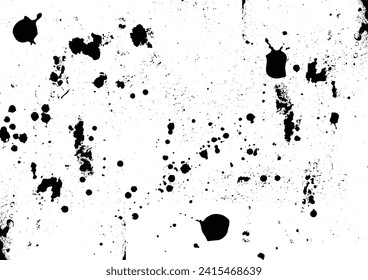 Abstract vector splatter black color background design. vector paint black color. illustration vector design.