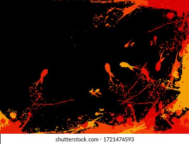 abstract vector splatter color design background concept ,illustration vector design