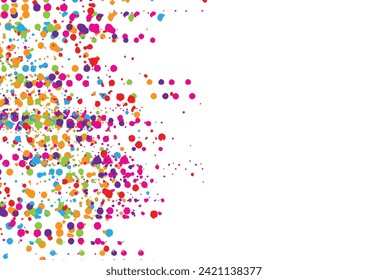 Abstract vector splatter color isolate background design. illustration vector design.