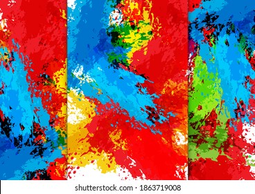 abstract vector splatter colorful design background. illustration vector design