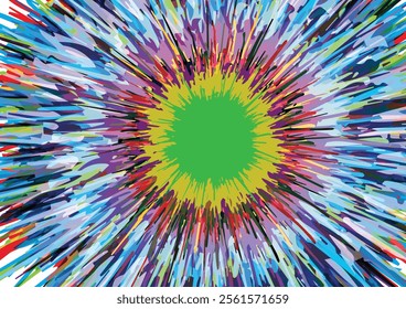 Abstract vector splatter multicolor background design. illustration vector design.