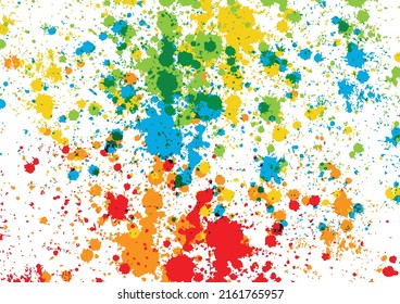 Abstract vector splatter paint color isolated background design. illustration vector design.