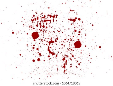 abstract vector splatter red color background. illustration vector design