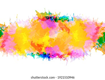 Abstract vector splatter watercolor background design. illustration vector design.