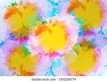 Resumen de diseño de fondo de color de agua de salpicadura vectorial. diseño vectorial de ilustración.