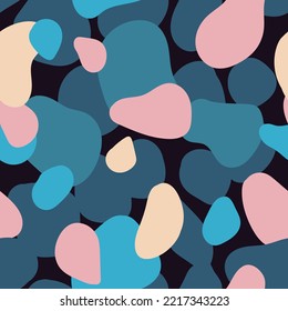 Manchas vectoriales abstractas en colores de tendencia