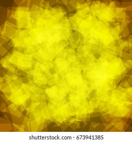 abstract vector spotted background - golden yellow