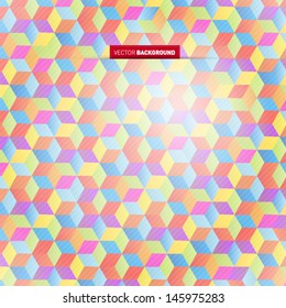 Abstract vector square background