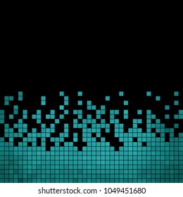 abstract vector square pixel mosaic background