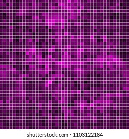 abstract vector square pixel mosaic background
