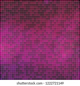 abstract vector square pixel mosaic background - purple and violet