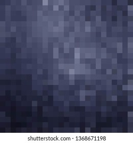 abstract vector square pixel mosaic background - gray