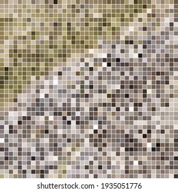 Abstract Vector Square Pixel Mosaic Background