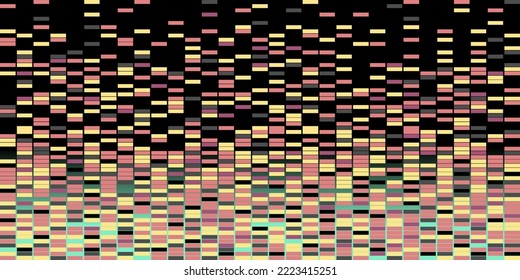 Abstract vector square pixel mosaic background. Grid with colored squares.