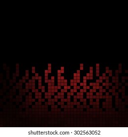 abstract vector square pixel mosaic background