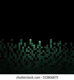 abstract vector square pixel mosaic background
