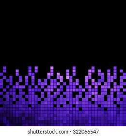 abstract vector square pixel mosaic background
