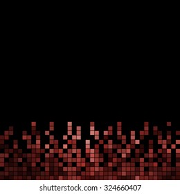 abstract vector square pixel mosaic background