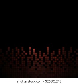 abstract vector square pixel mosaic background
